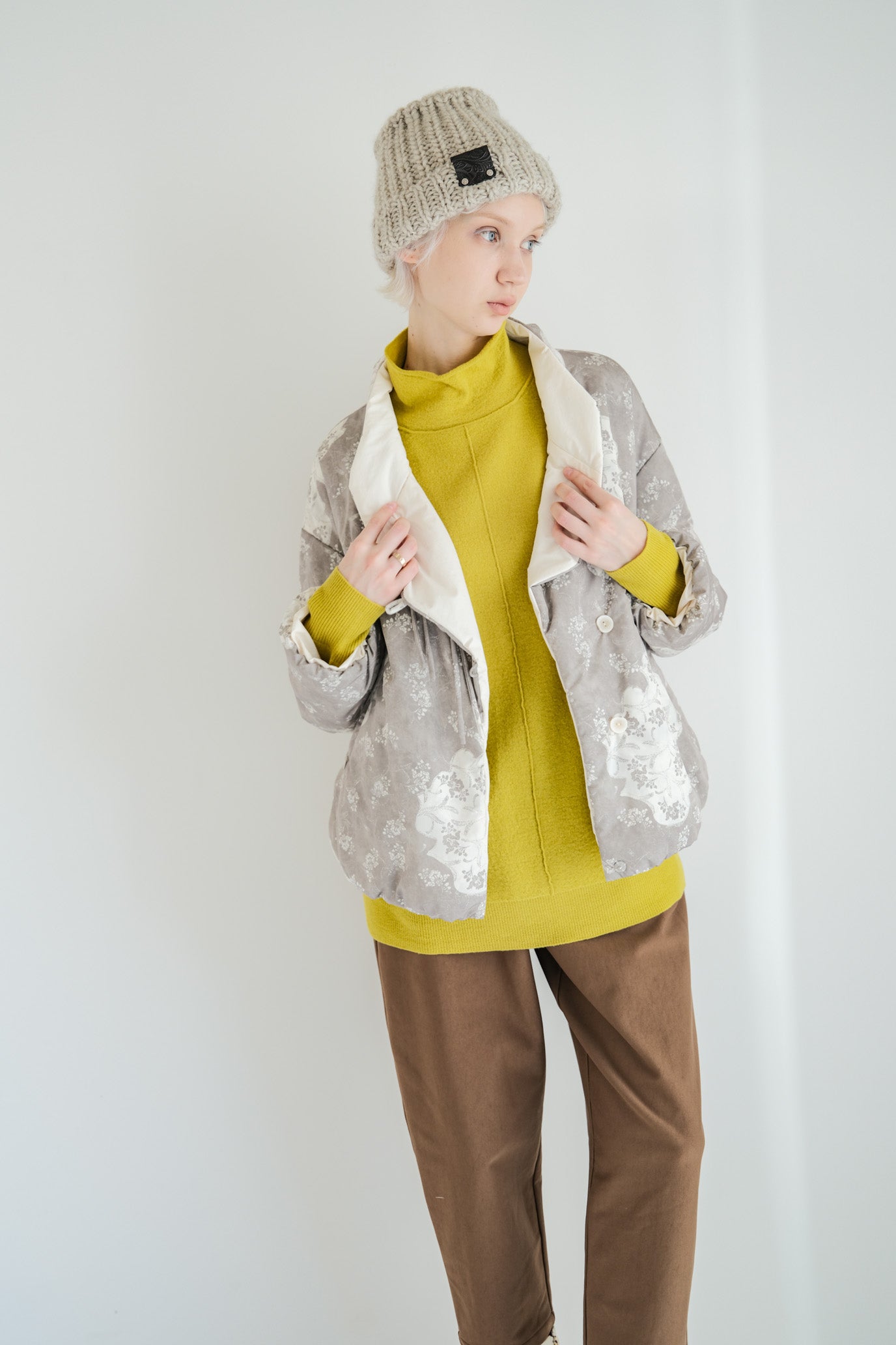 Compressed High Neck Pullover