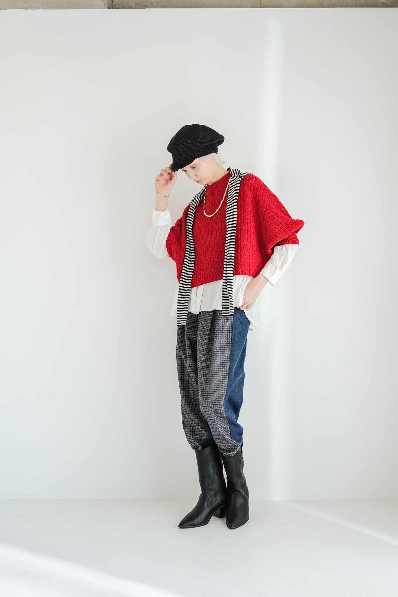 Block Piqué Puff Vest
