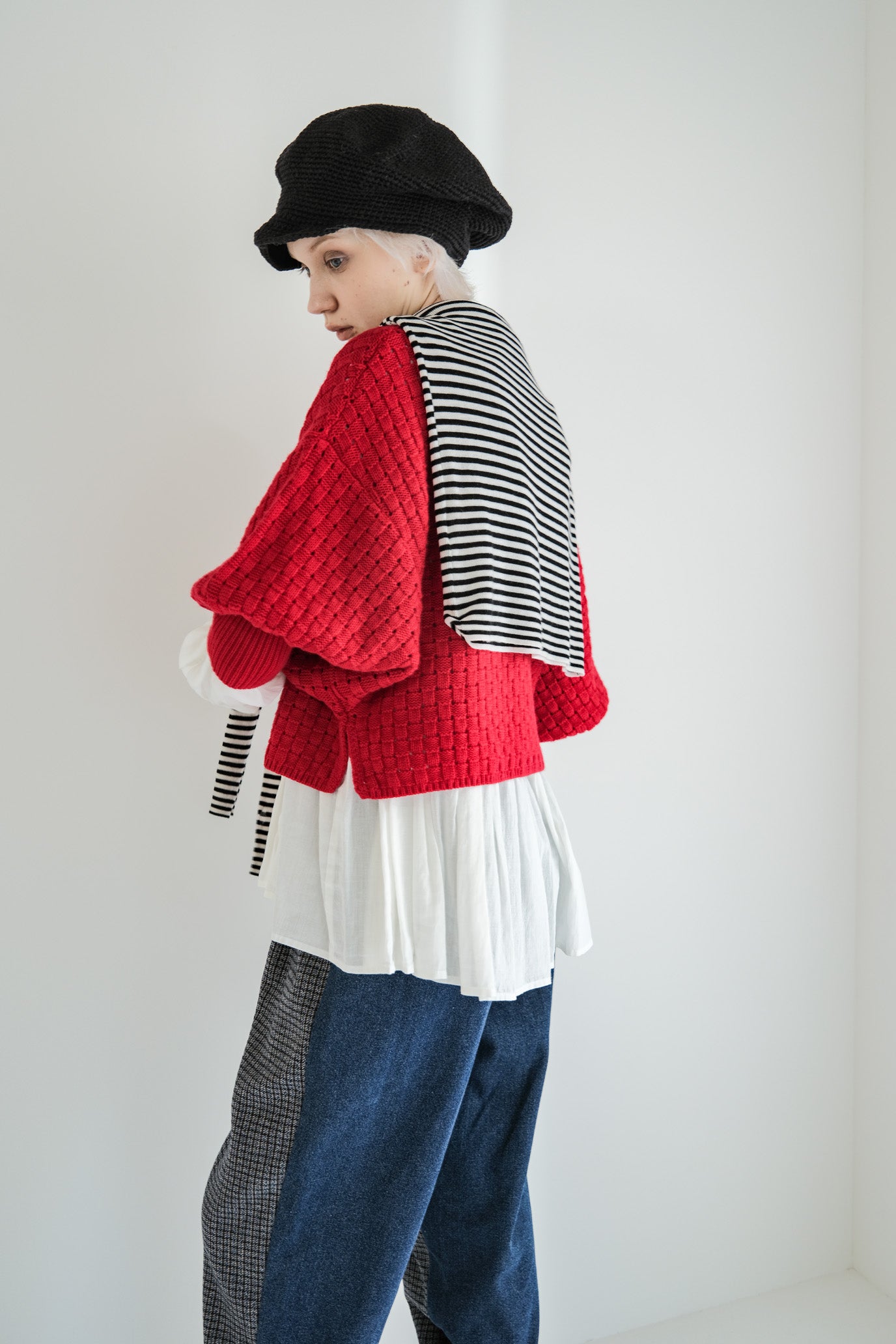 Block Piqué Puff Vest