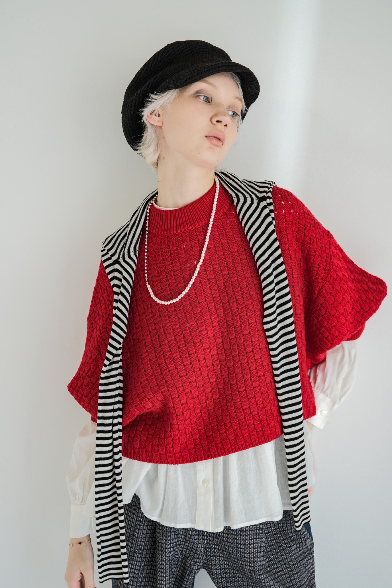 Block Piqué Puff Vest