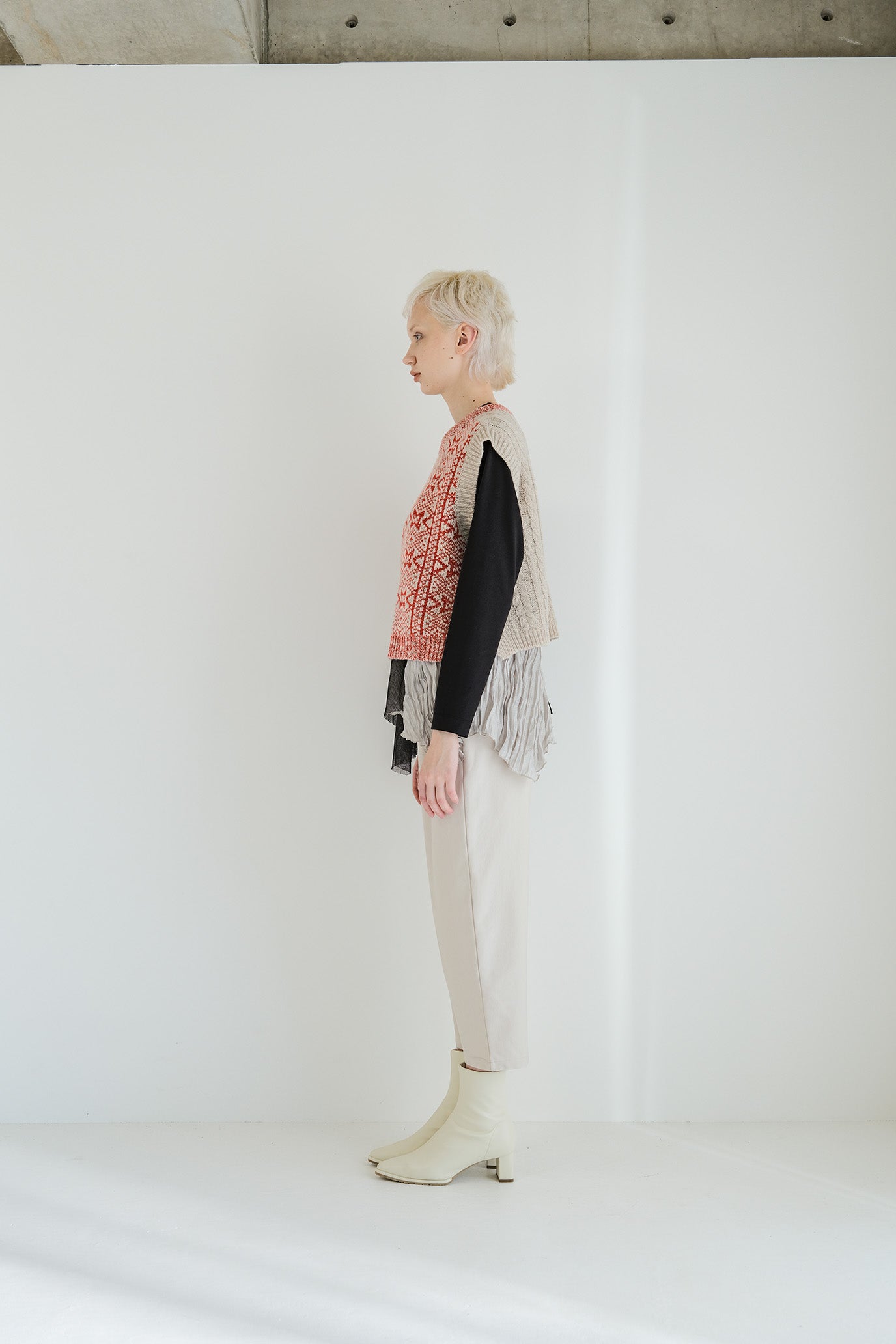 2-Way Aran Nordic Vest