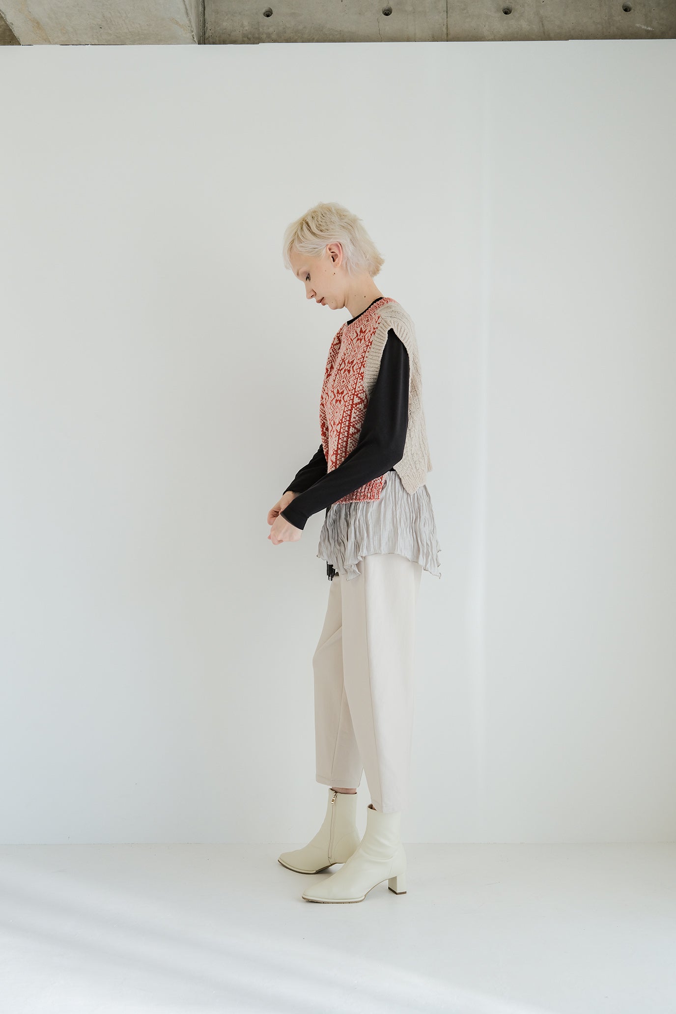 2-Way Aran Nordic Vest