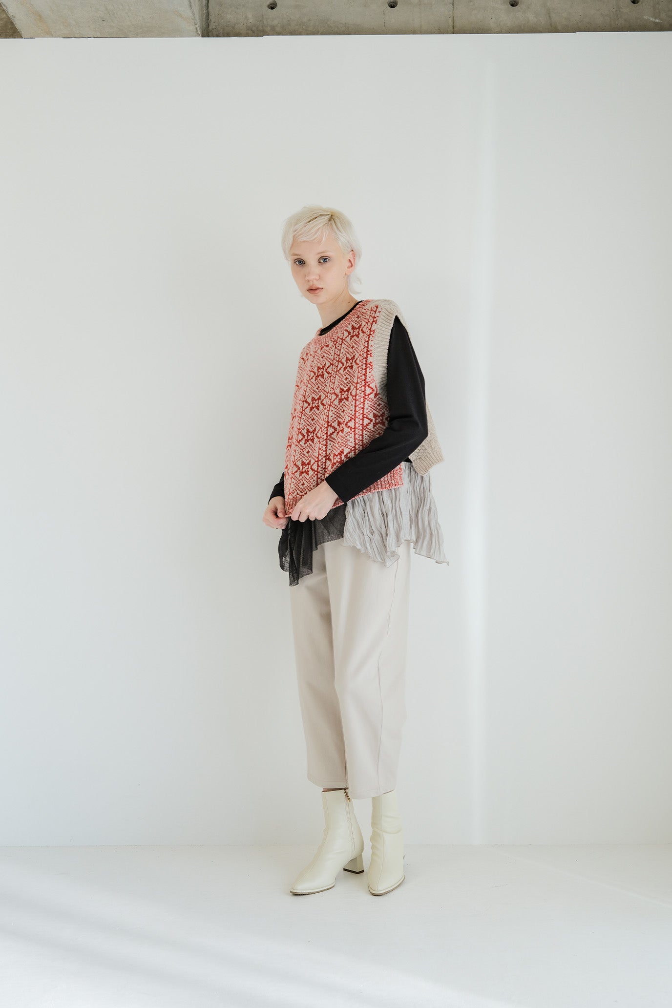 2-Way Aran Nordic Vest