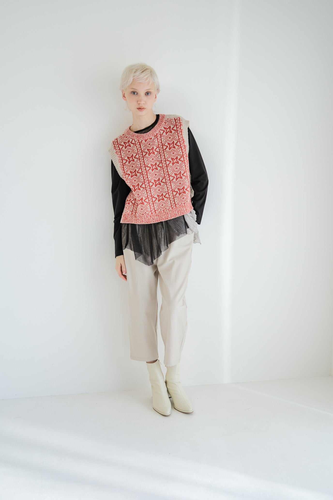 2-Way Aran Nordic Vest
