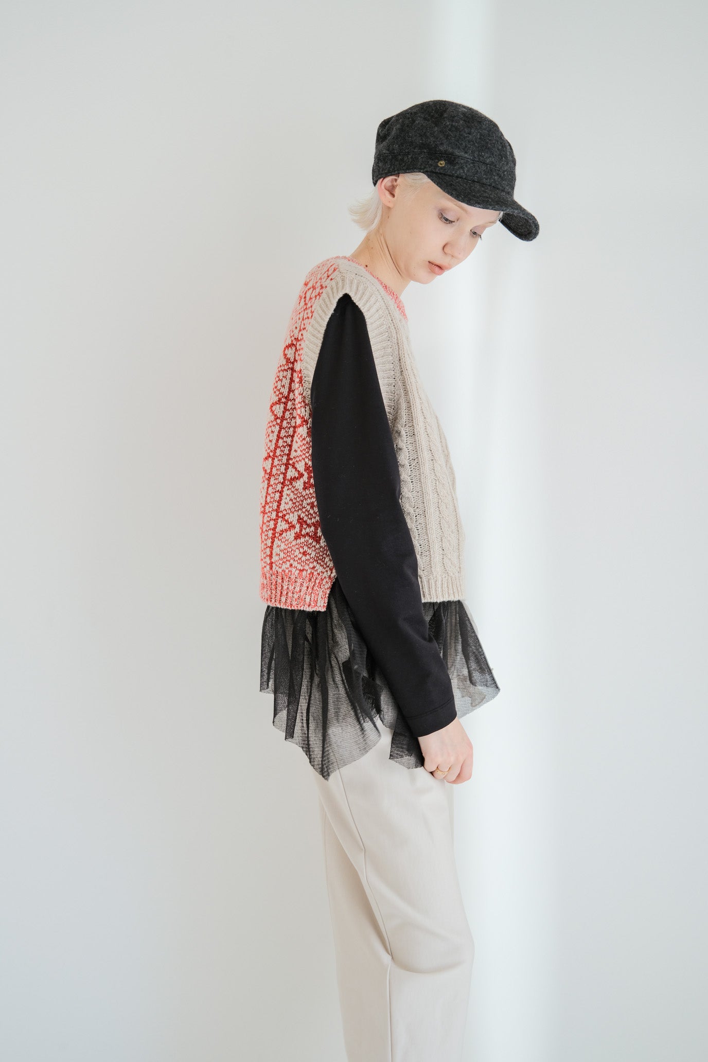 2-Way Aran Nordic Vest