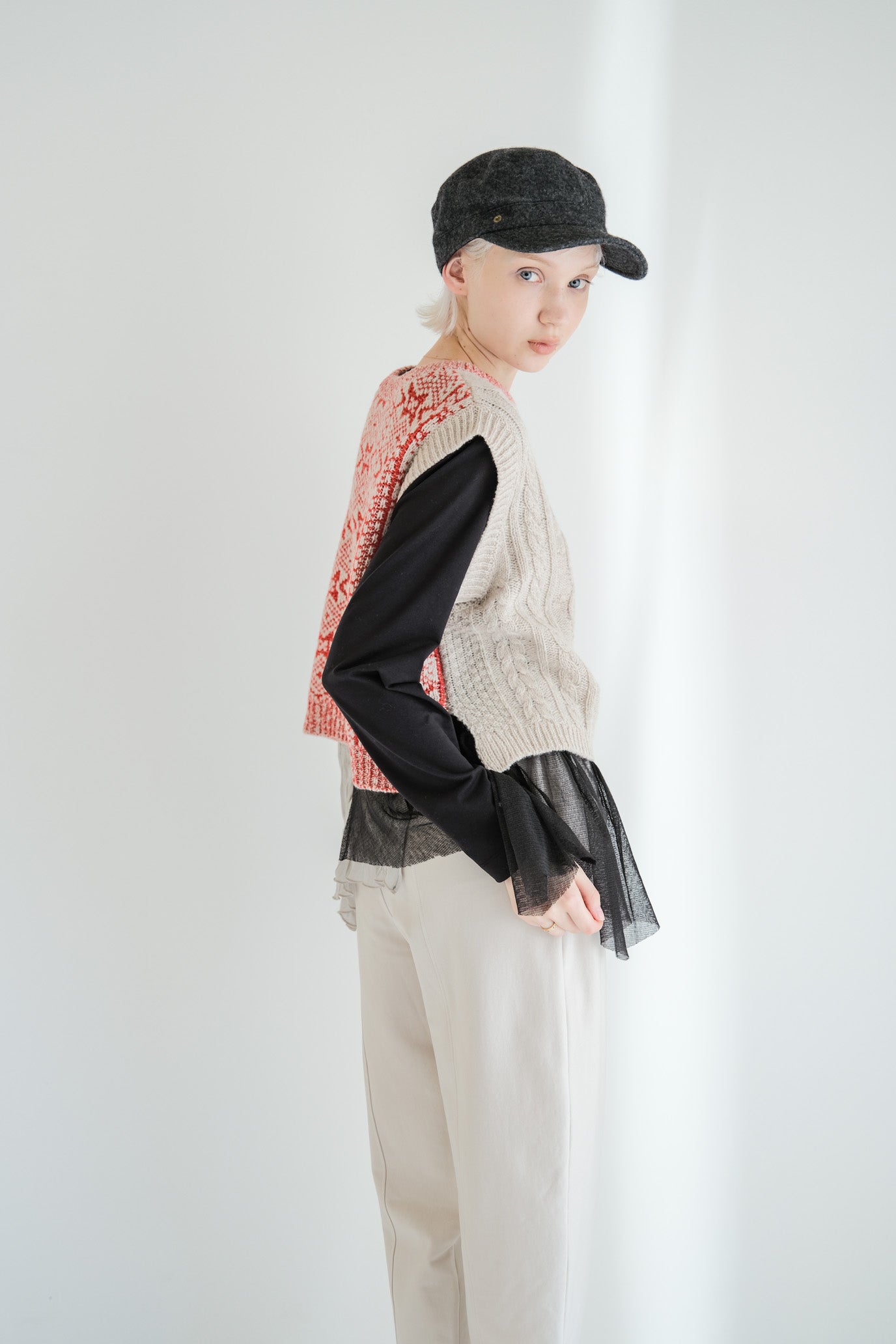 2-Way Aran Nordic Vest