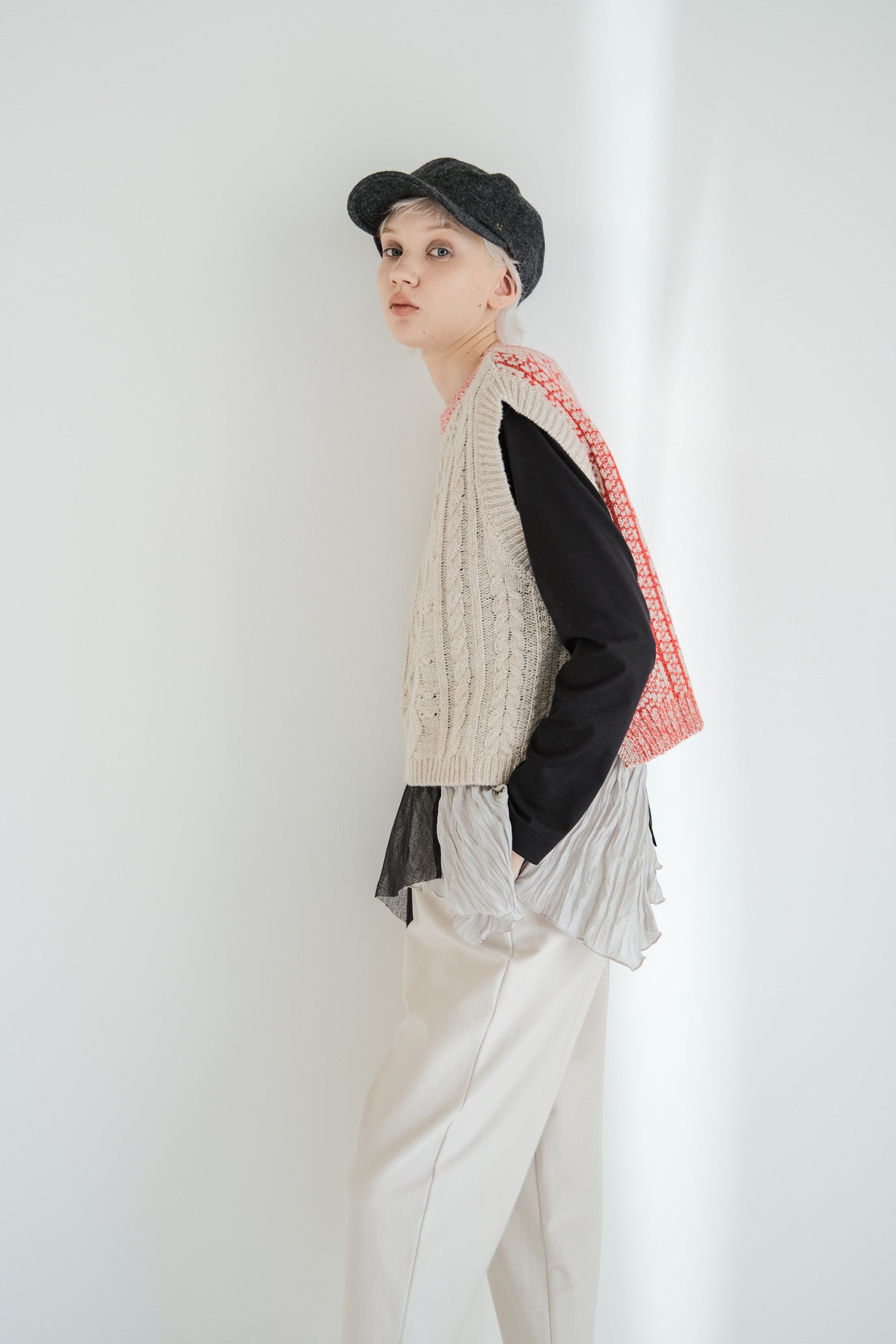 2-Way Aran Nordic Vest