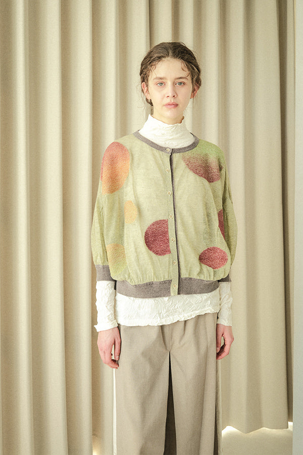Wrinkle Plain High Neck Pullover