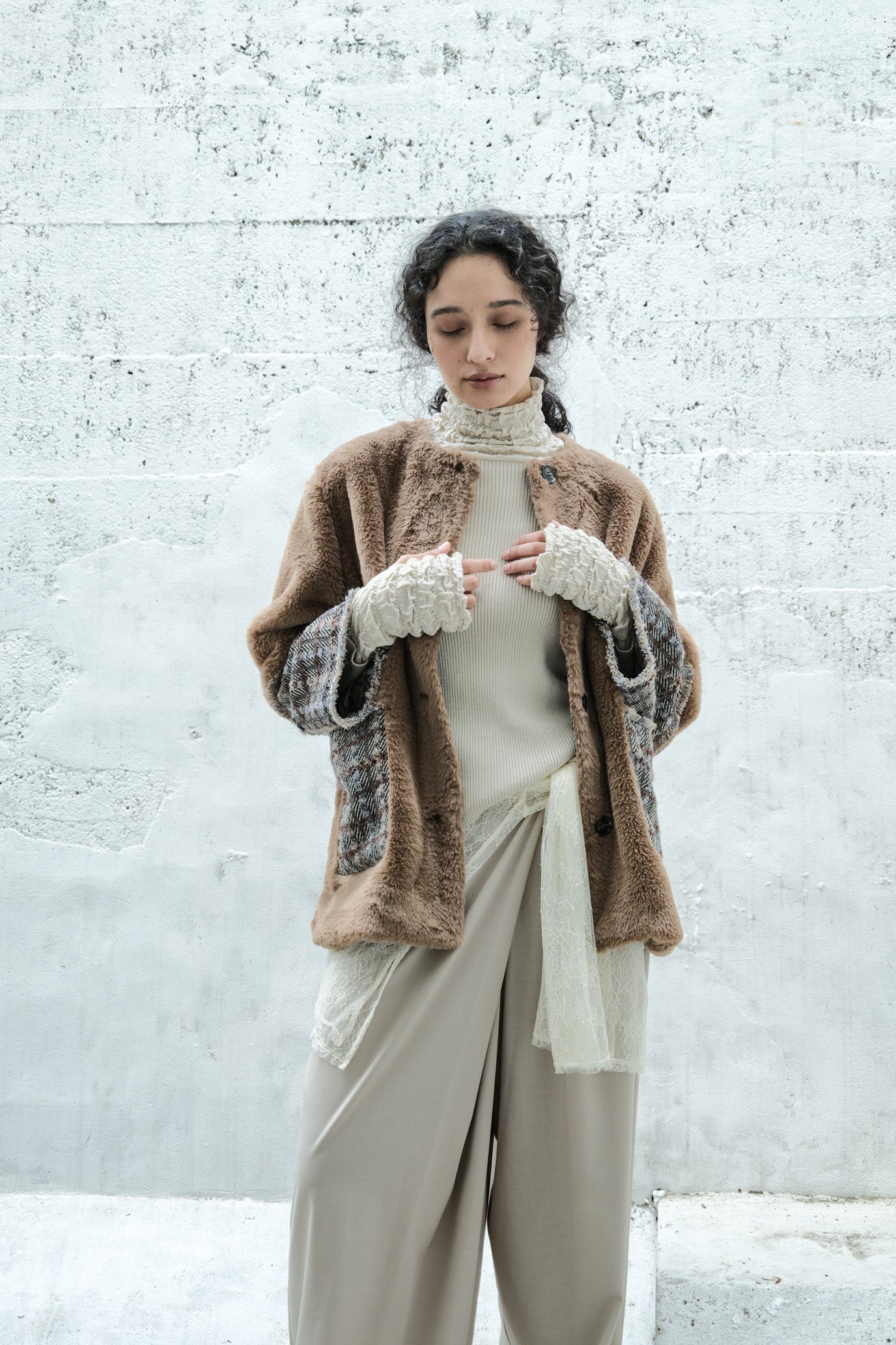 Lace Rib Pullover