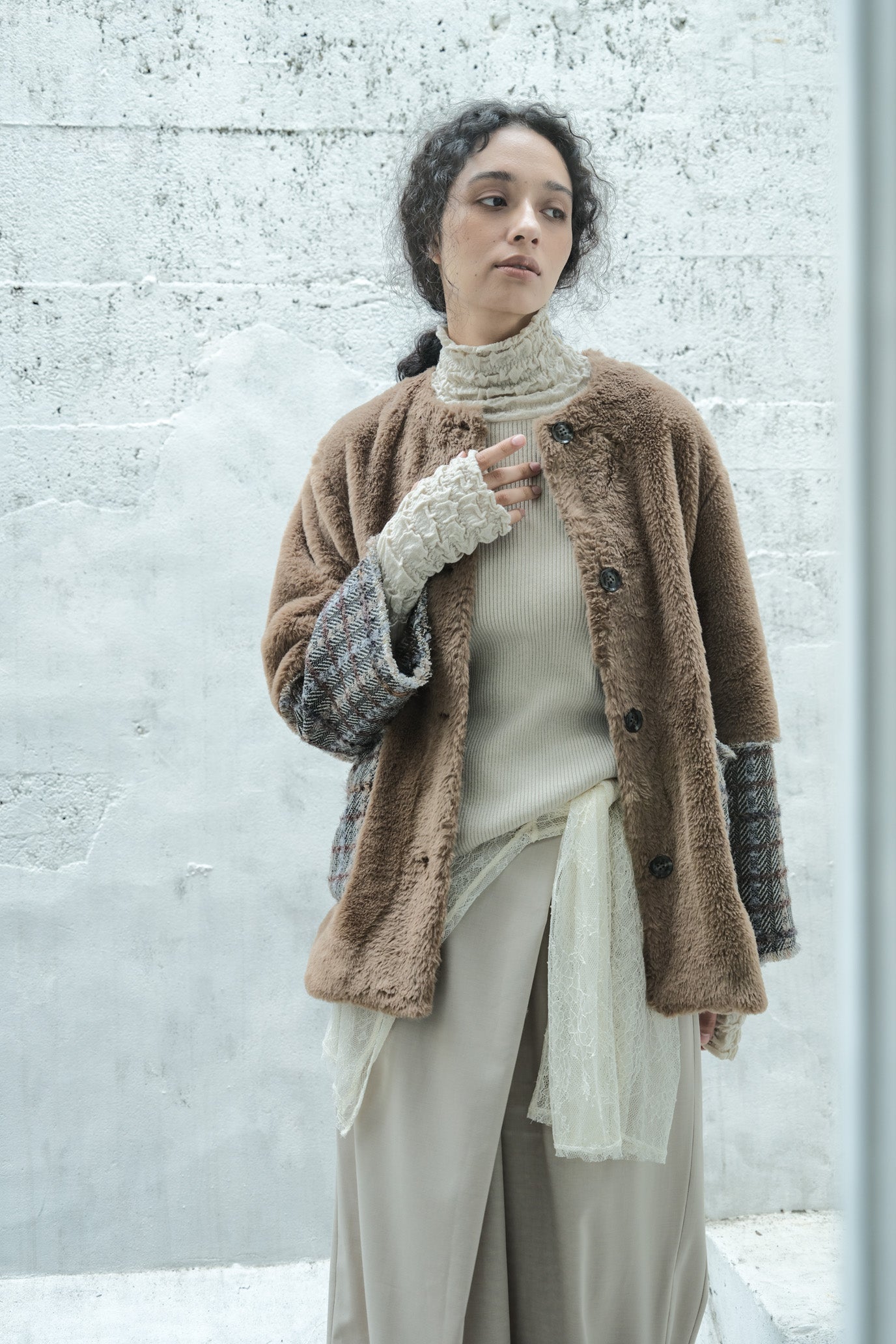 Lace Rib Pullover