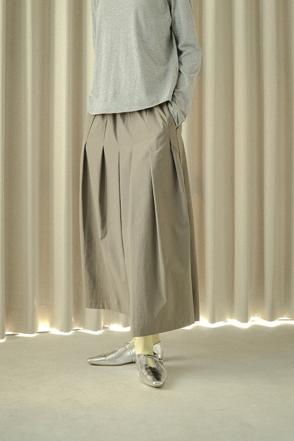 Tuck Skirt-Look Trousers