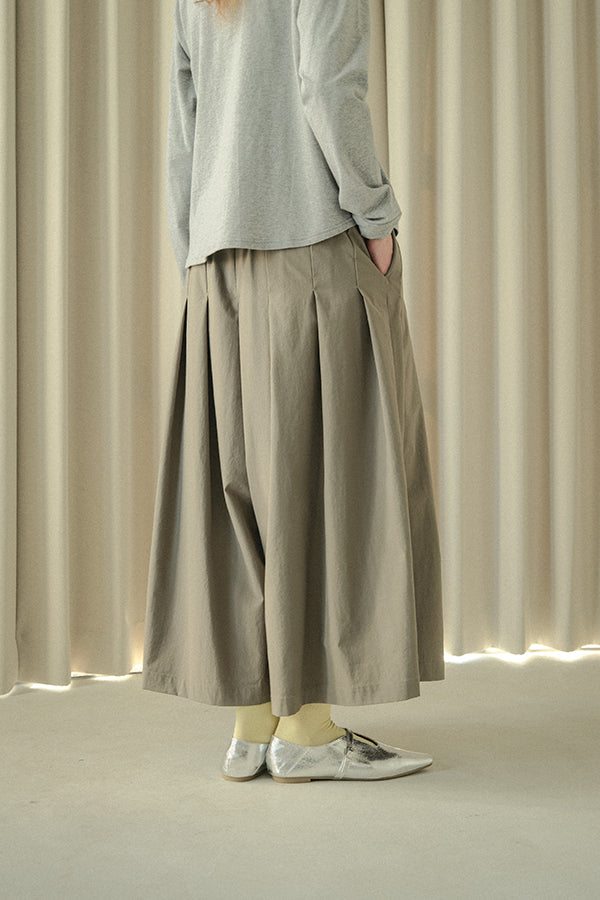 Tuck Skirt-Look Trousers