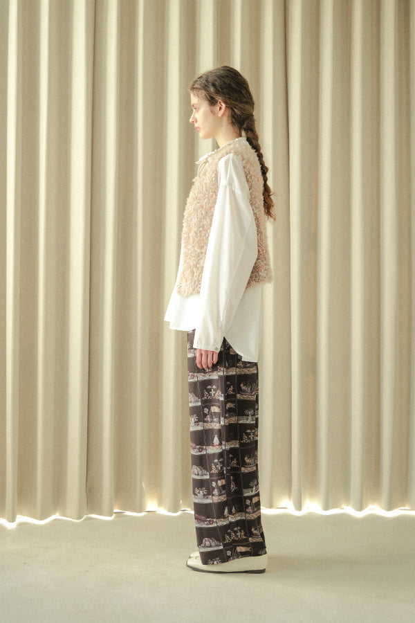 Feather Tulle Vest