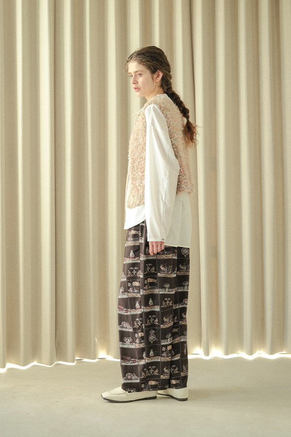 Feather Tulle Vest