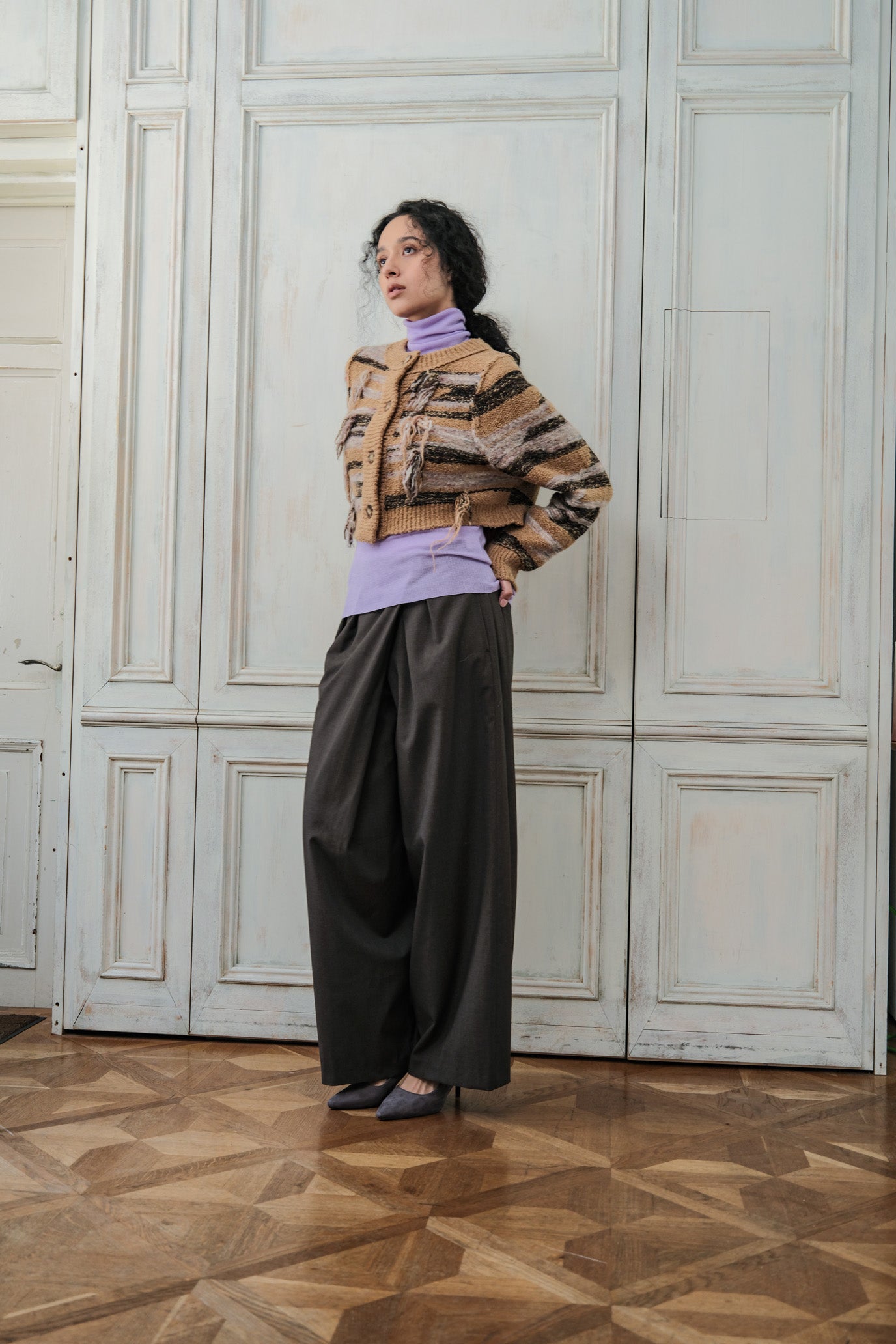 MOCOCHI Rib Turtleneck Pullover