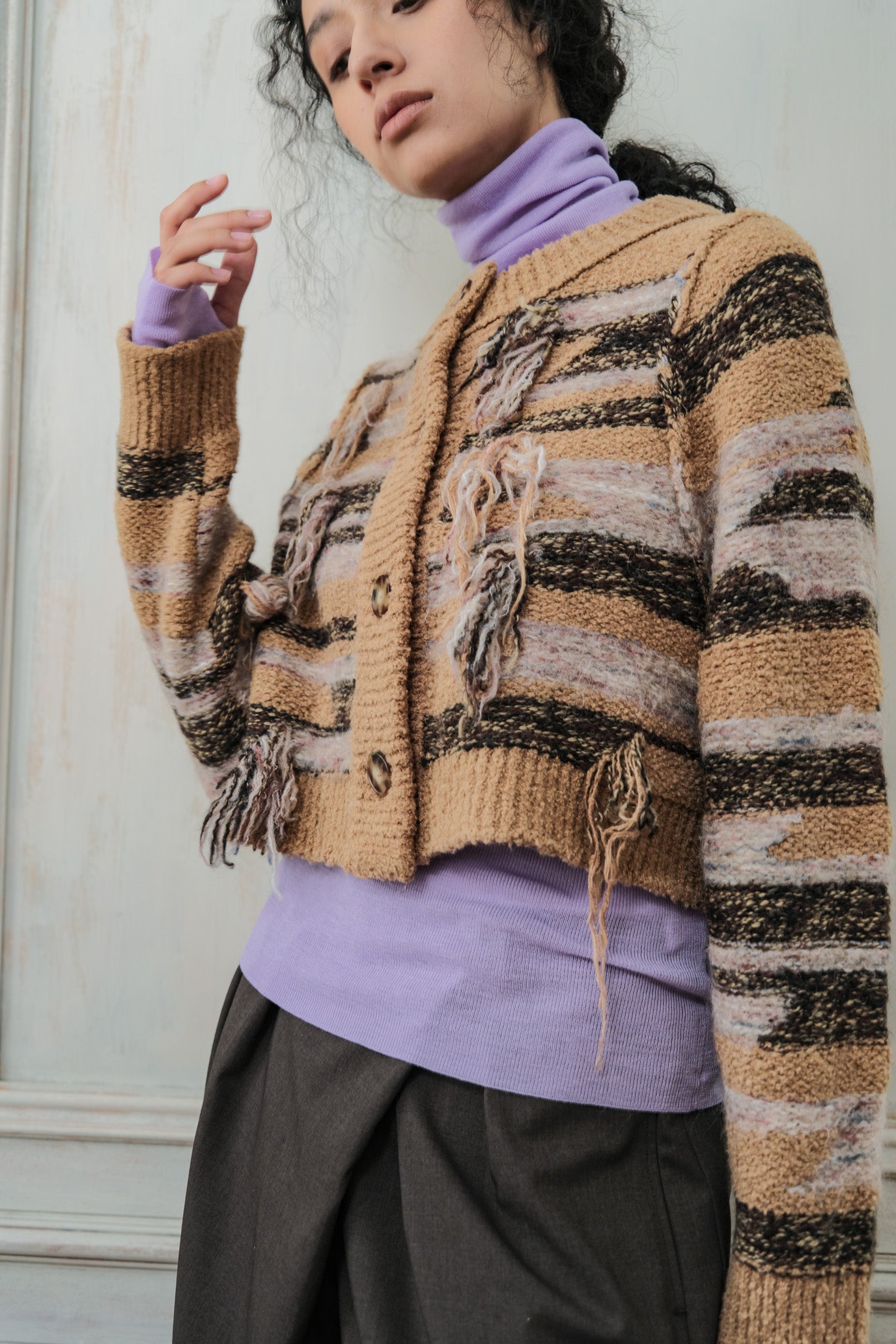 MOCOCHI Rib Turtleneck Pullover