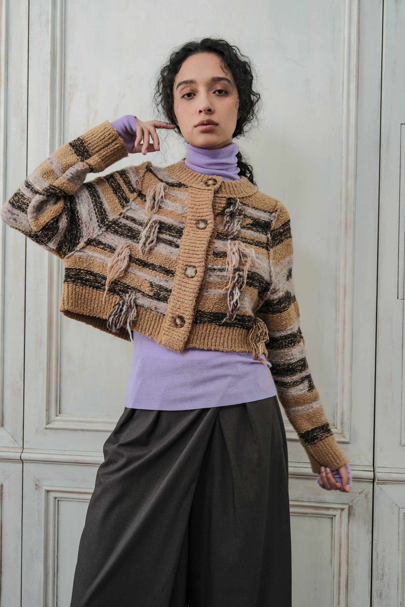 MOCOCHI Rib Turtleneck Pullover