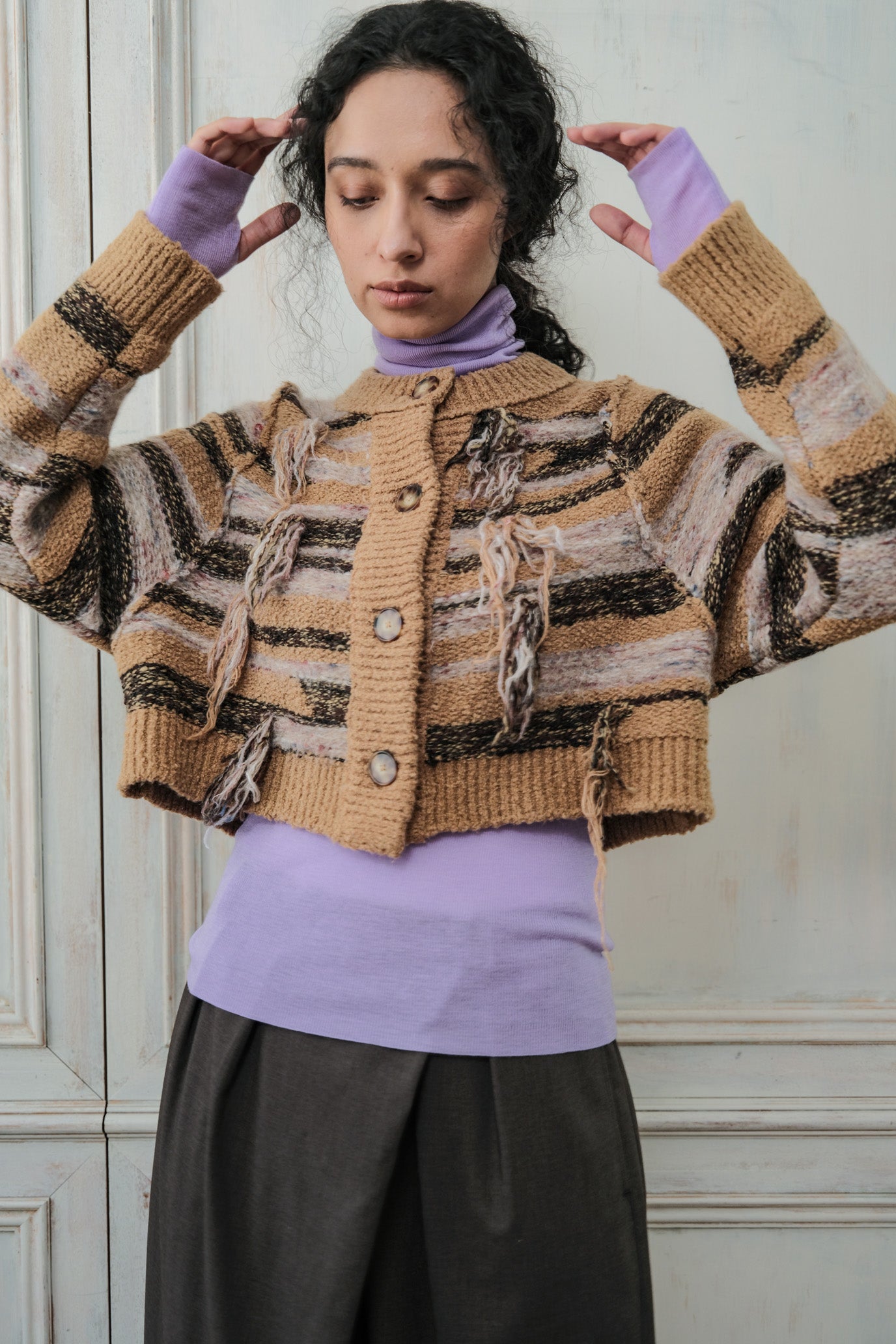 MOCOCHI Rib Turtleneck Pullover