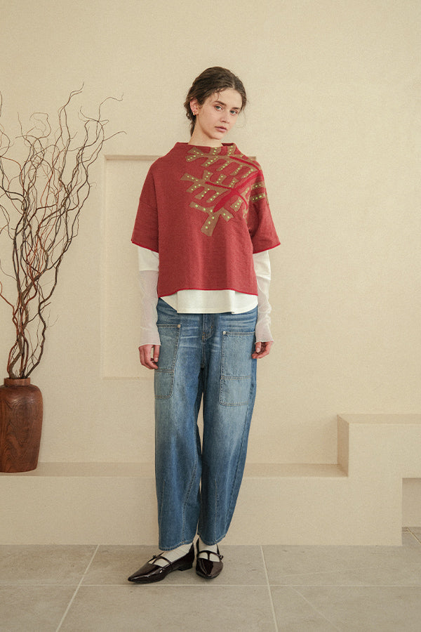 Linear Leaf Vest