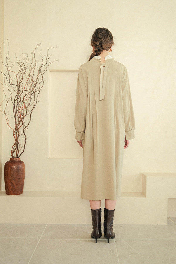 2-Way Detachable Collar Dress