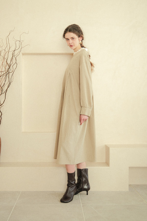 2-Way Detachable Collar Dress