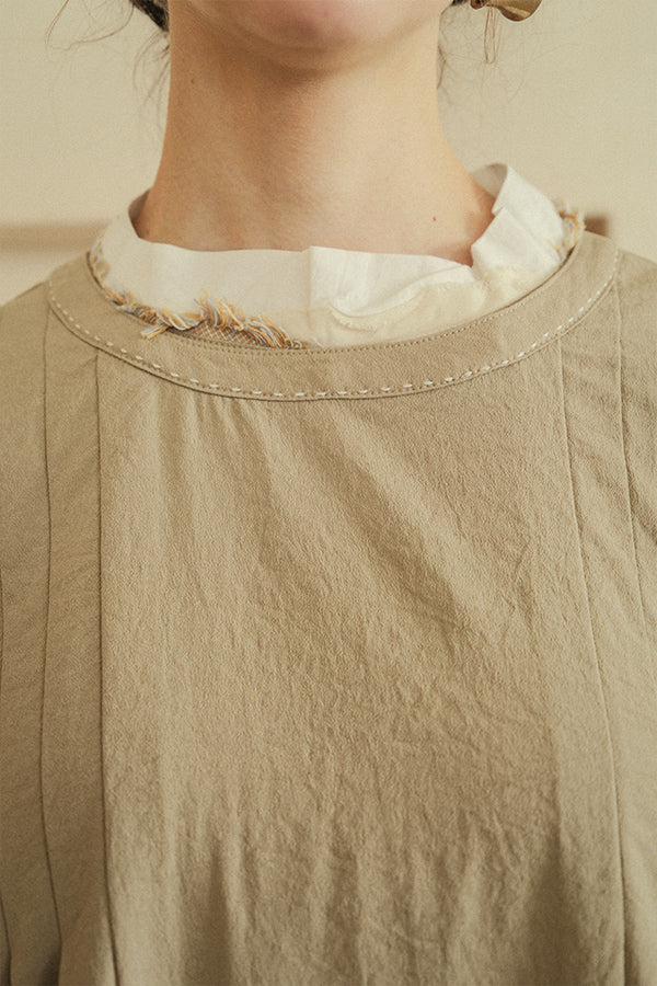 2-Way Detachable Collar Dress