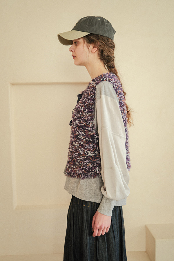 Feather Tulle Vest