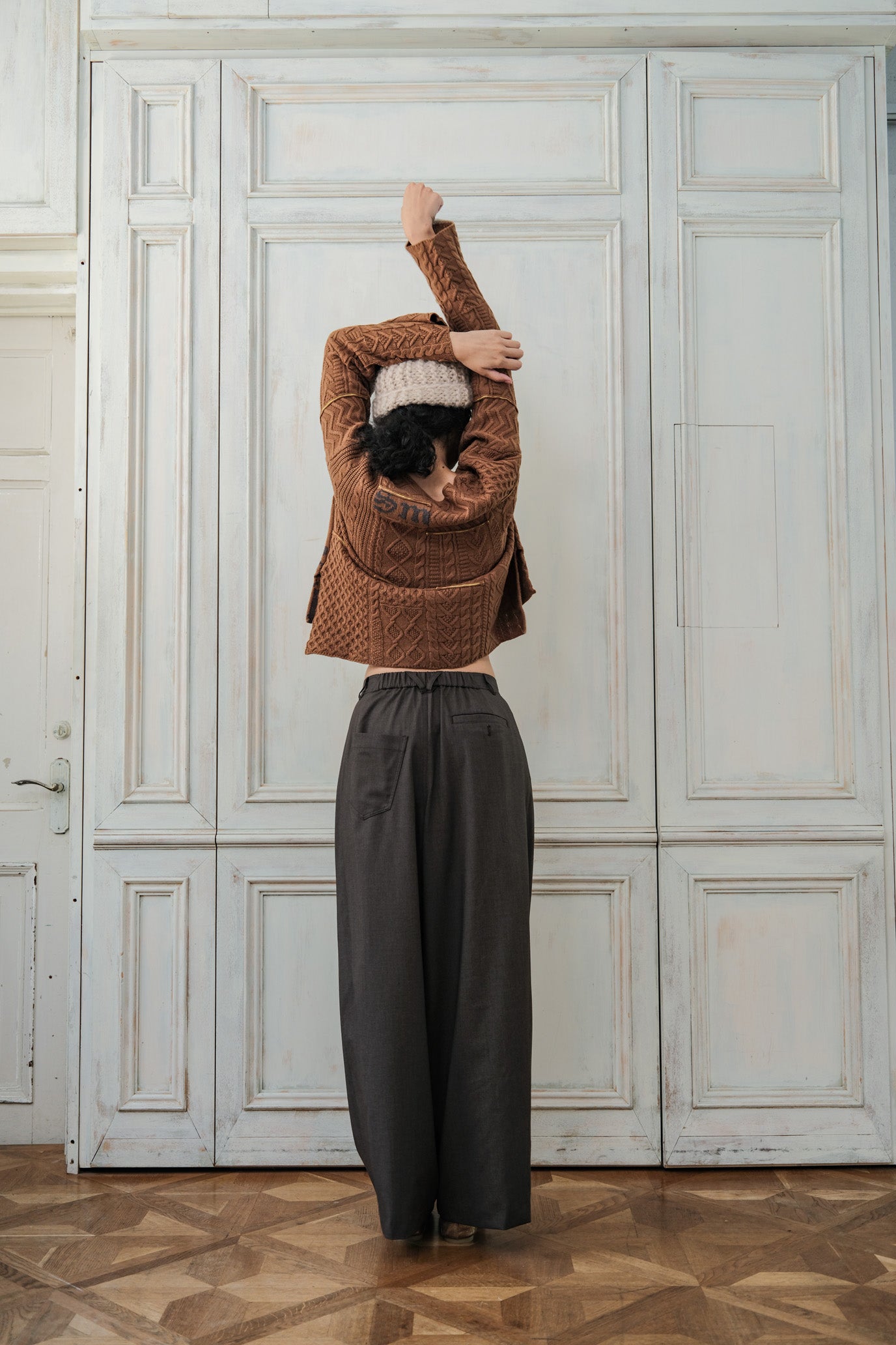 Cable Patchwork Pullover