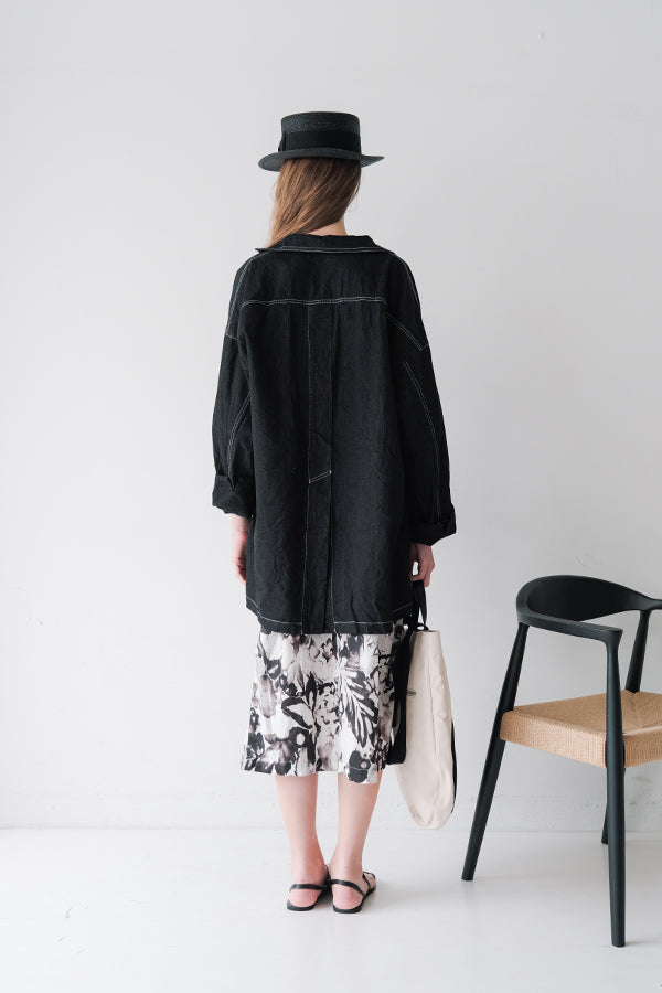 Round Motif Two-Tone 2-Way Bag
