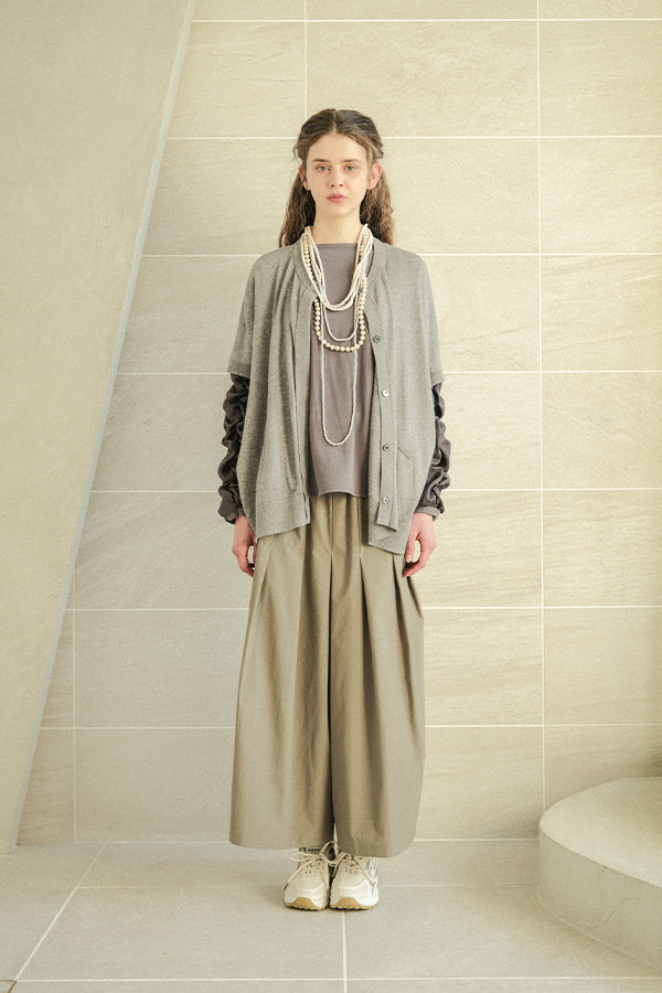 Concealed Placket Cocoon Oversized Vest