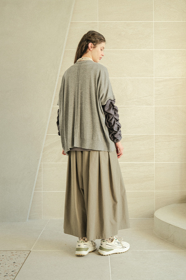 Concealed Placket Cocoon Oversized Vest