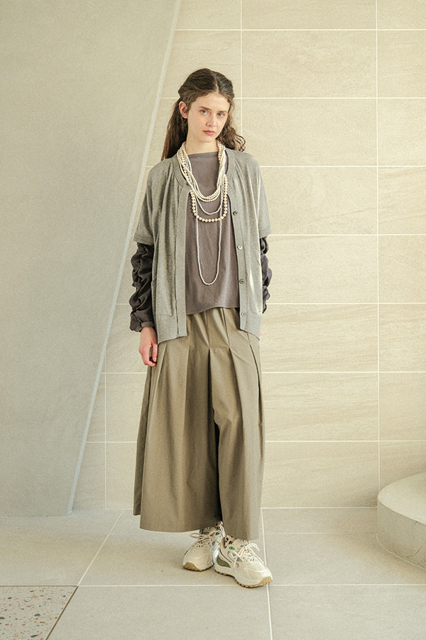 Concealed Placket Cocoon Oversized Vest