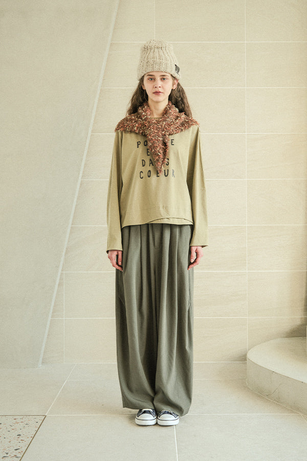 Side Tuck Trousers