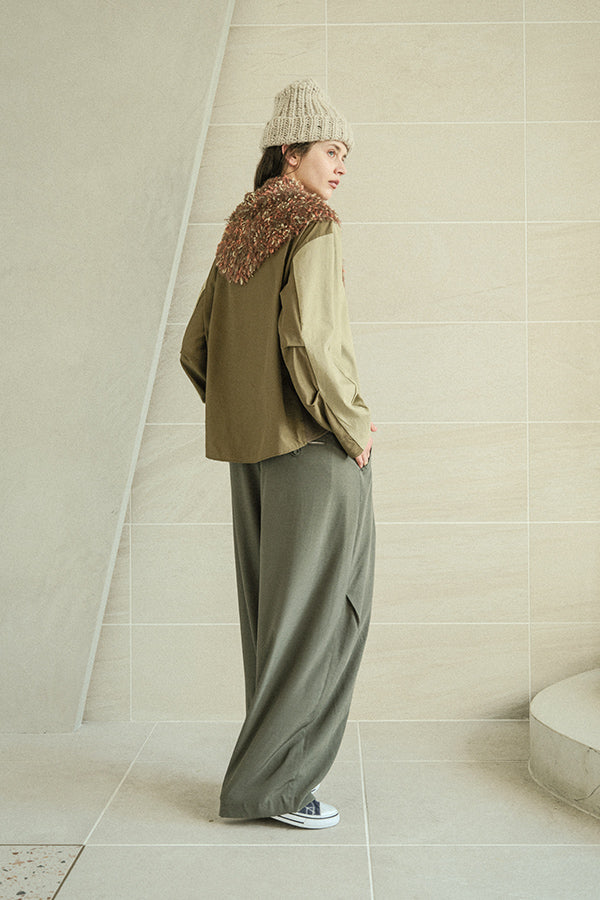 Side Tuck Trousers
