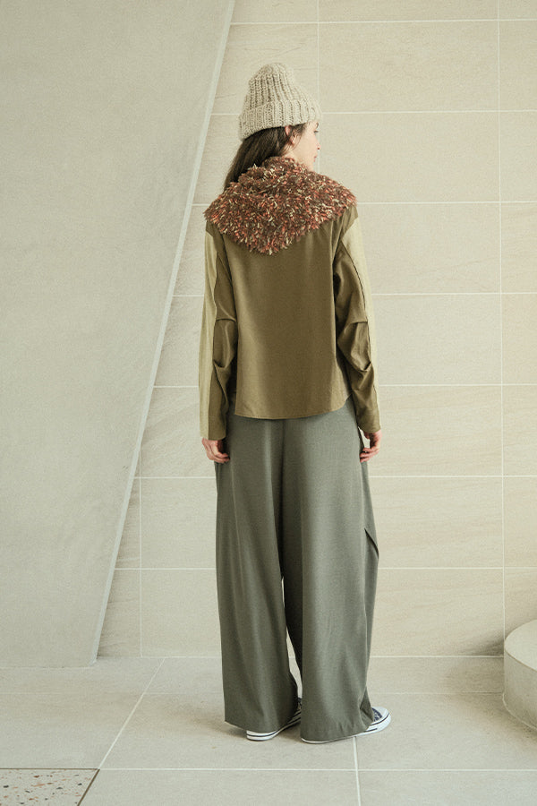 Side Tuck Trousers