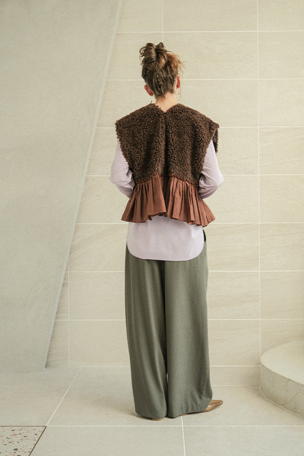 Side Tuck Trousers