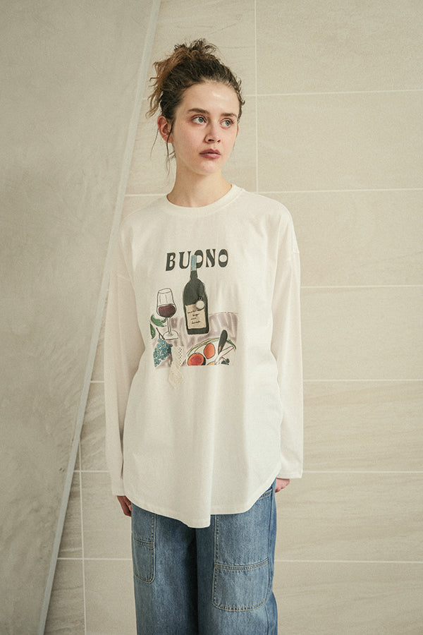 Buono Print Pullover