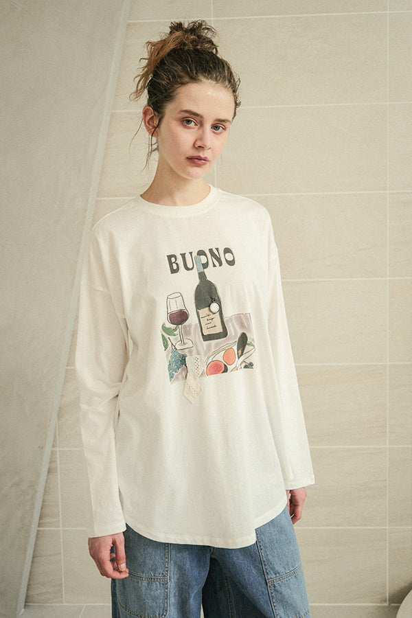 Buono Print Pullover