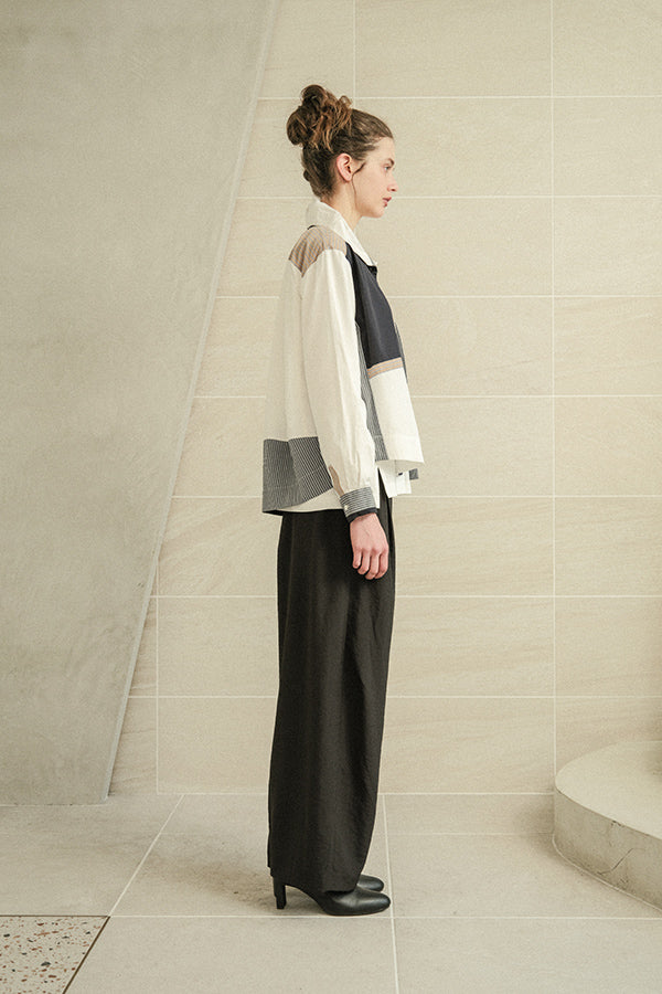 Side Tuck Trousers