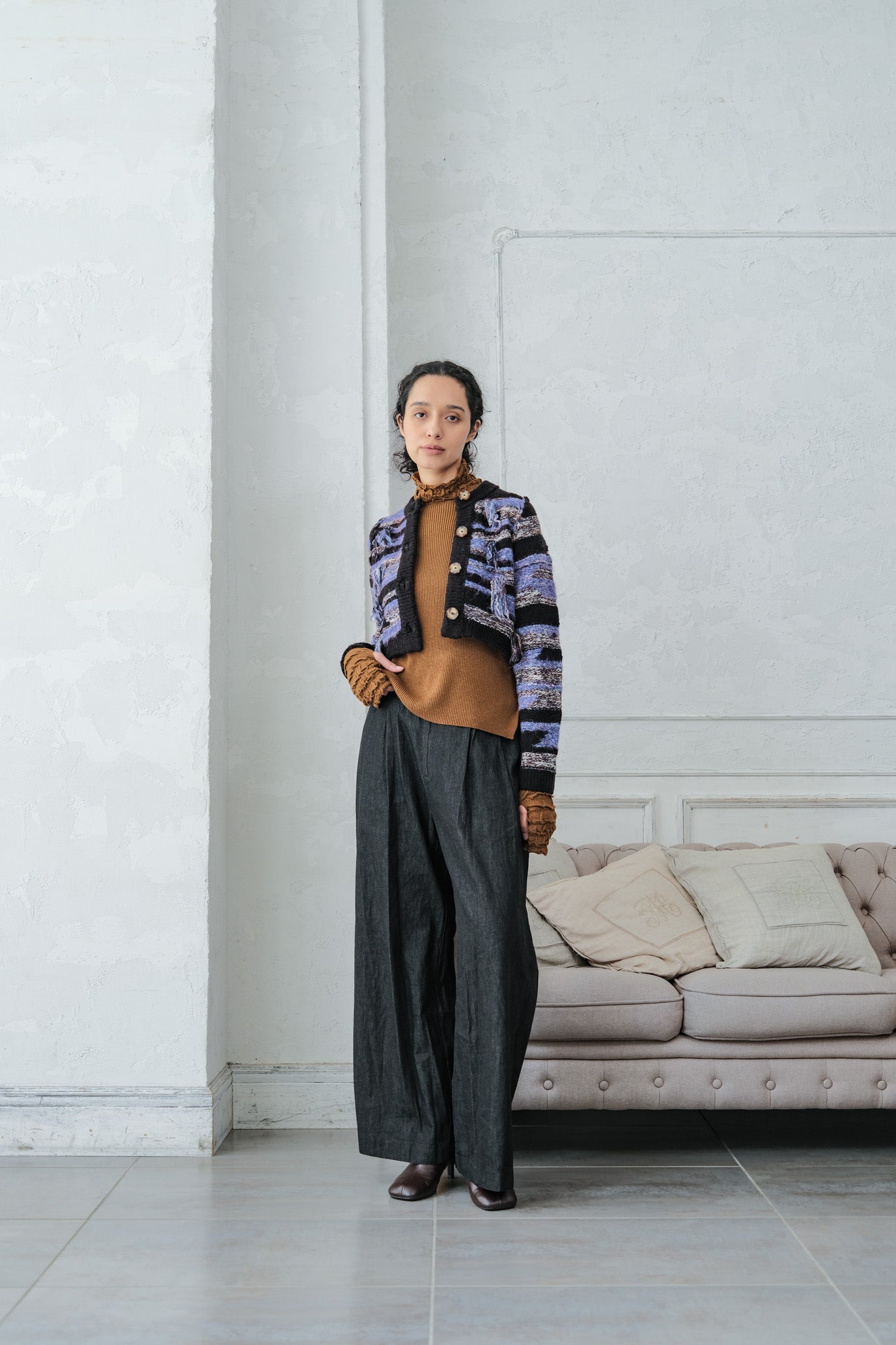 Lace Rib Pullover