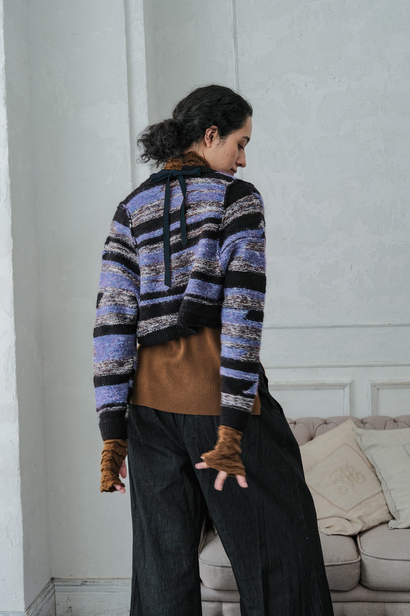 Lace Rib Pullover
