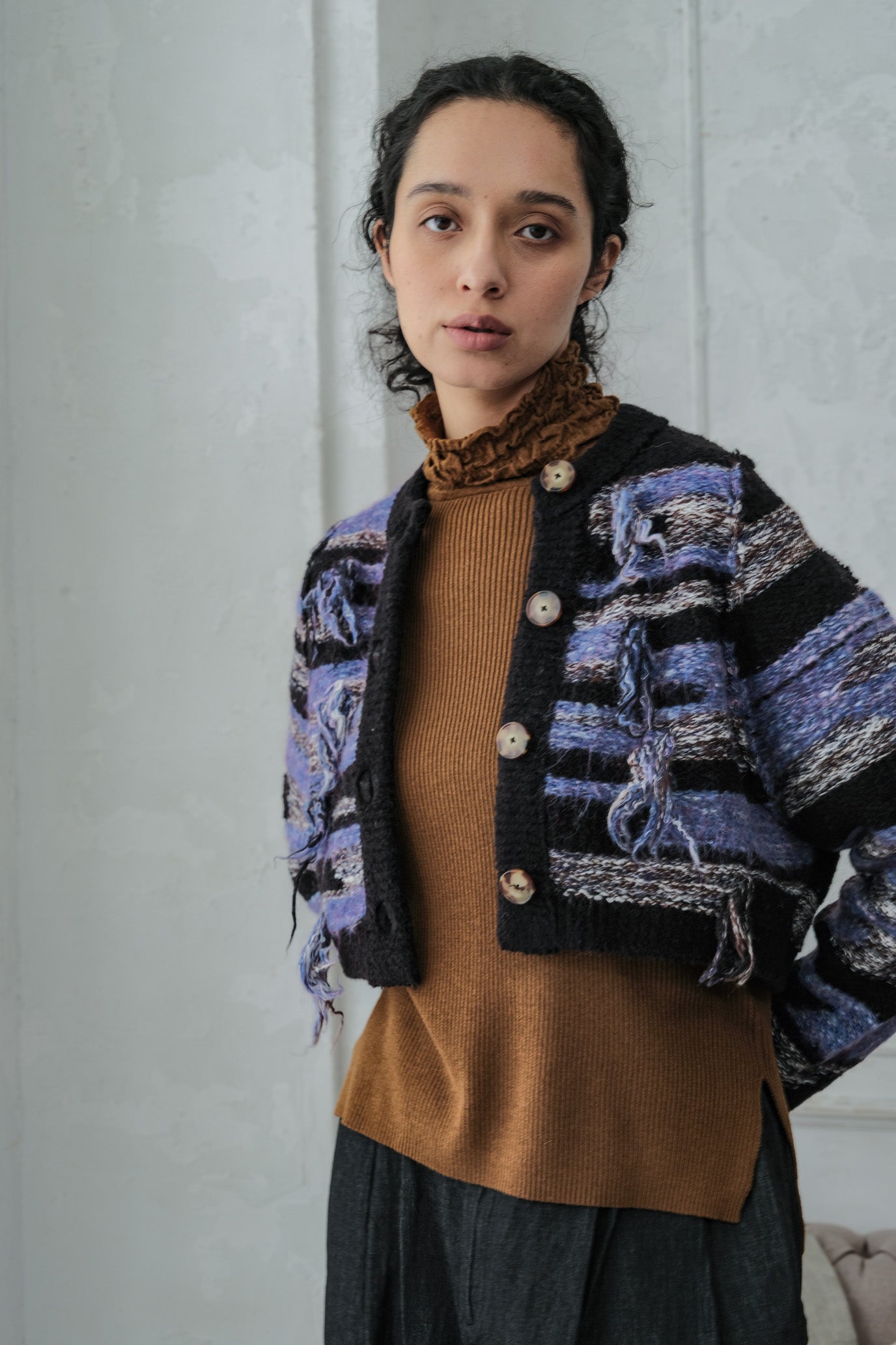 Lace Rib Pullover