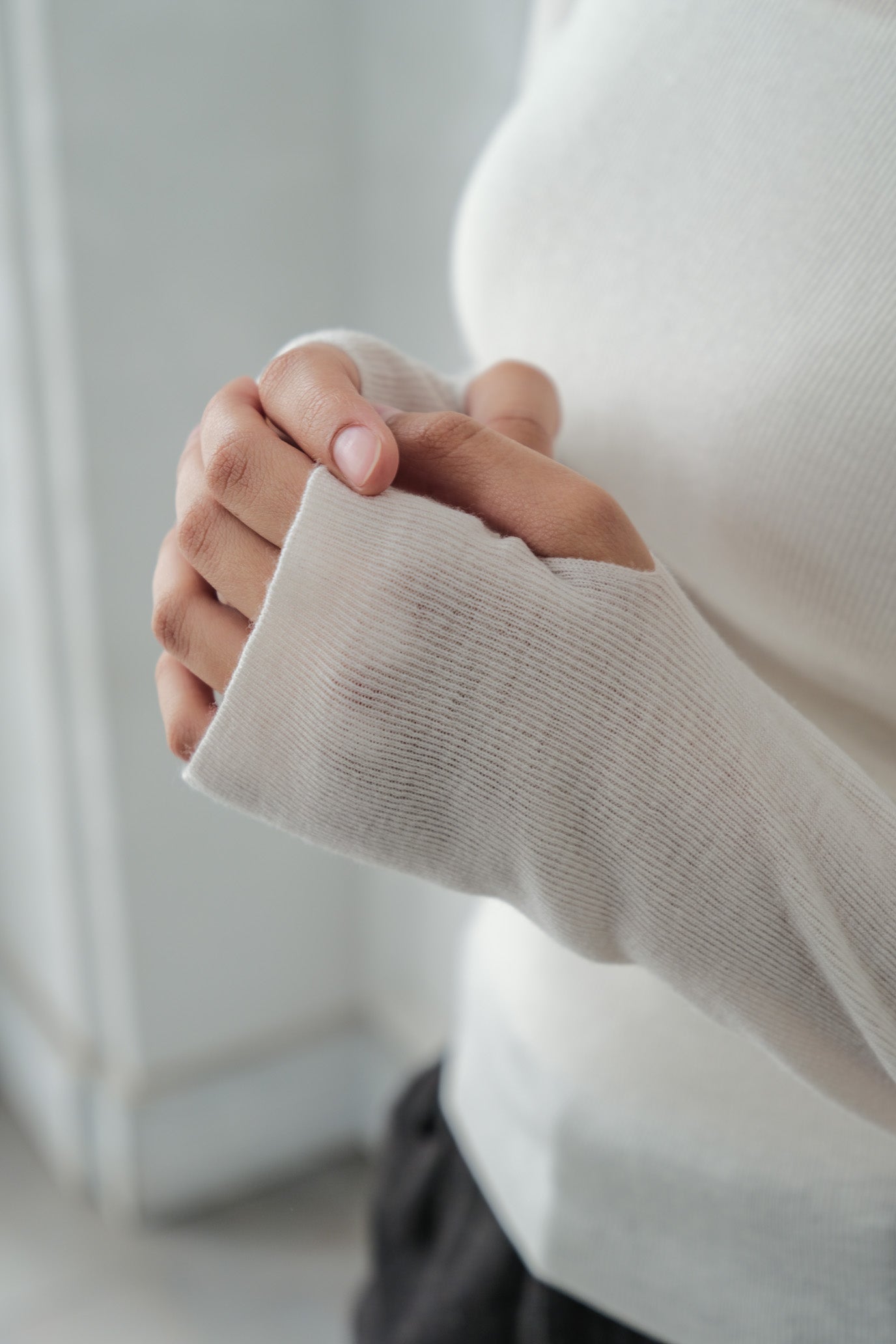 MOCOCHI Rib Turtleneck Pullover