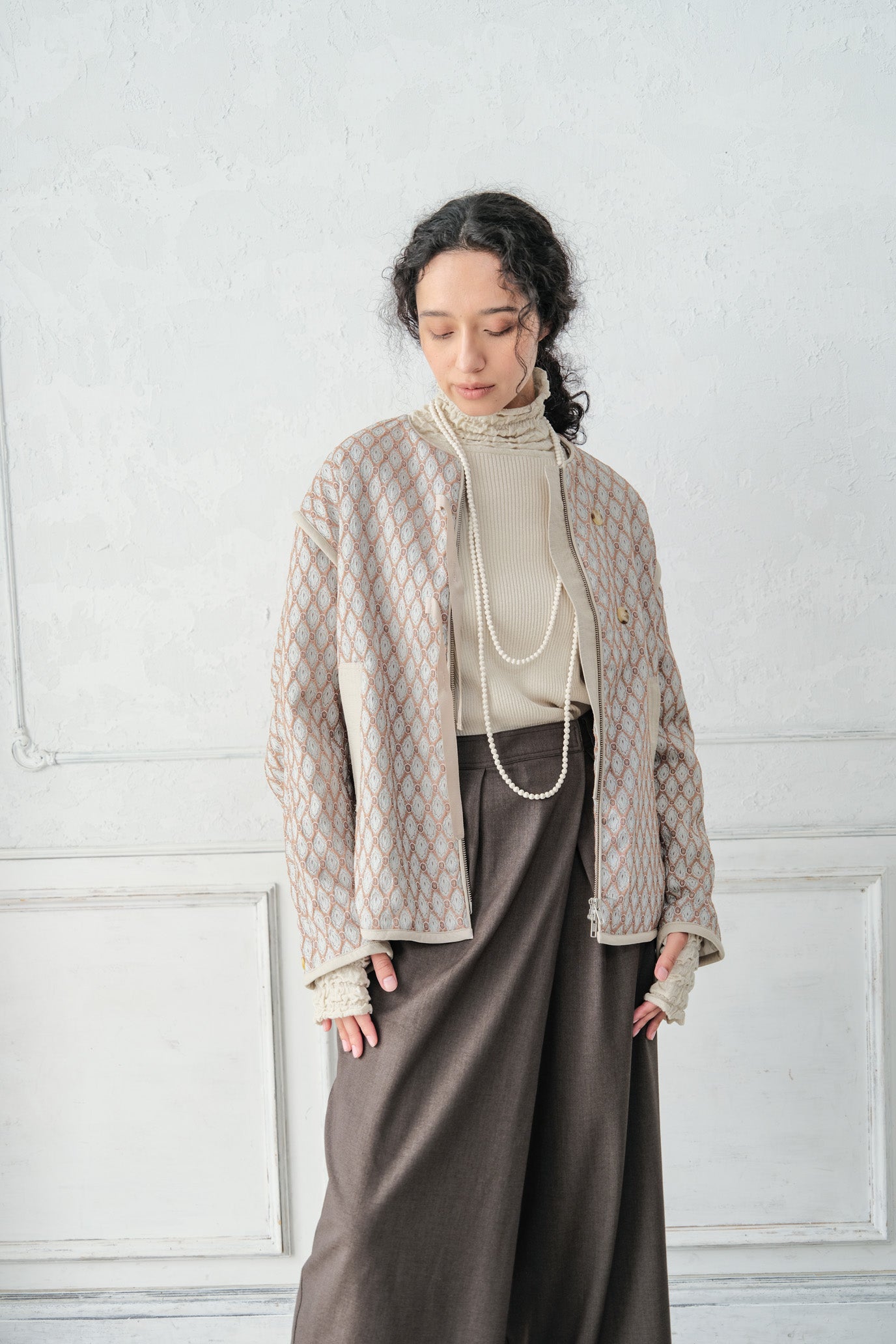 Lace Rib Pullover
