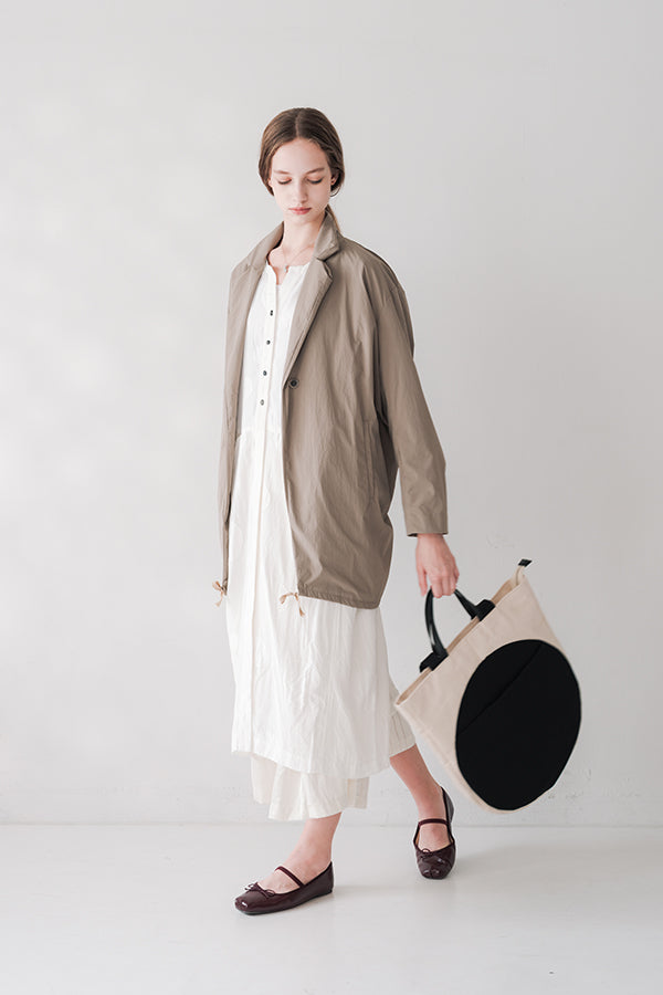 Round Motif Two-Tone 2-Way Bag