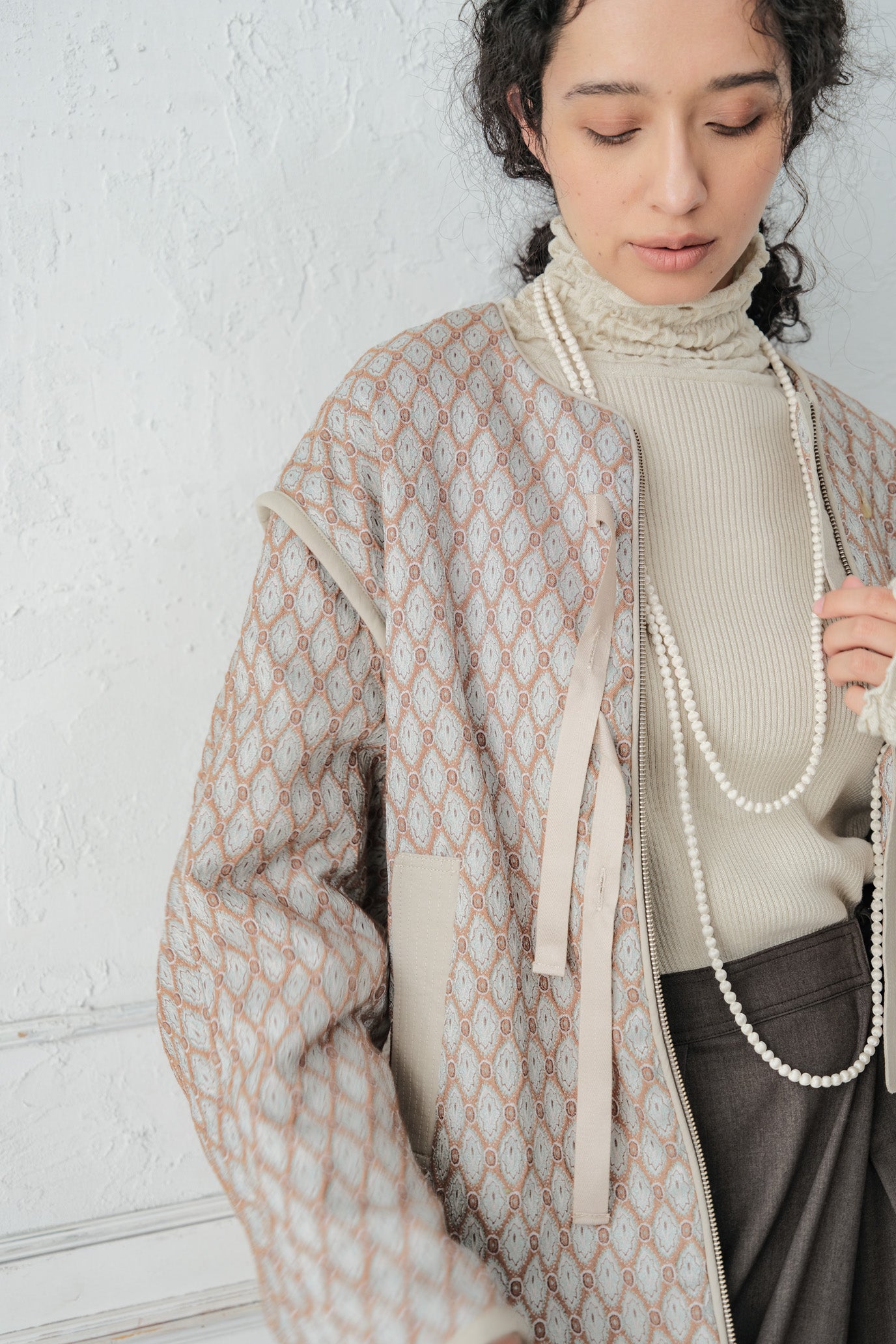Lace Rib Pullover