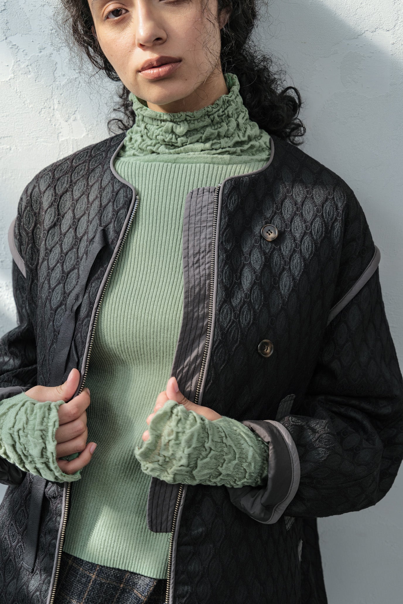 Lace Rib Pullover