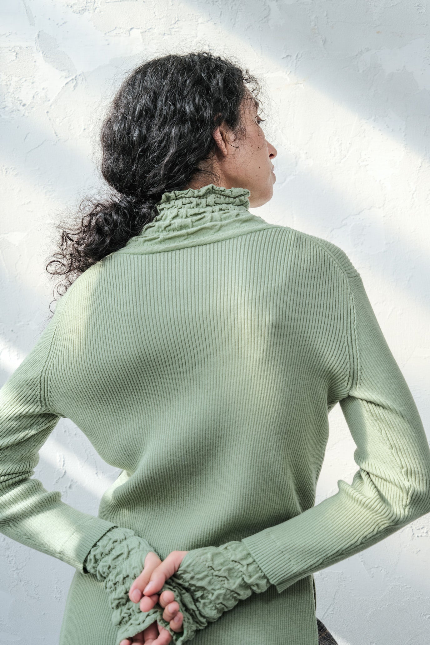 Lace Rib Pullover