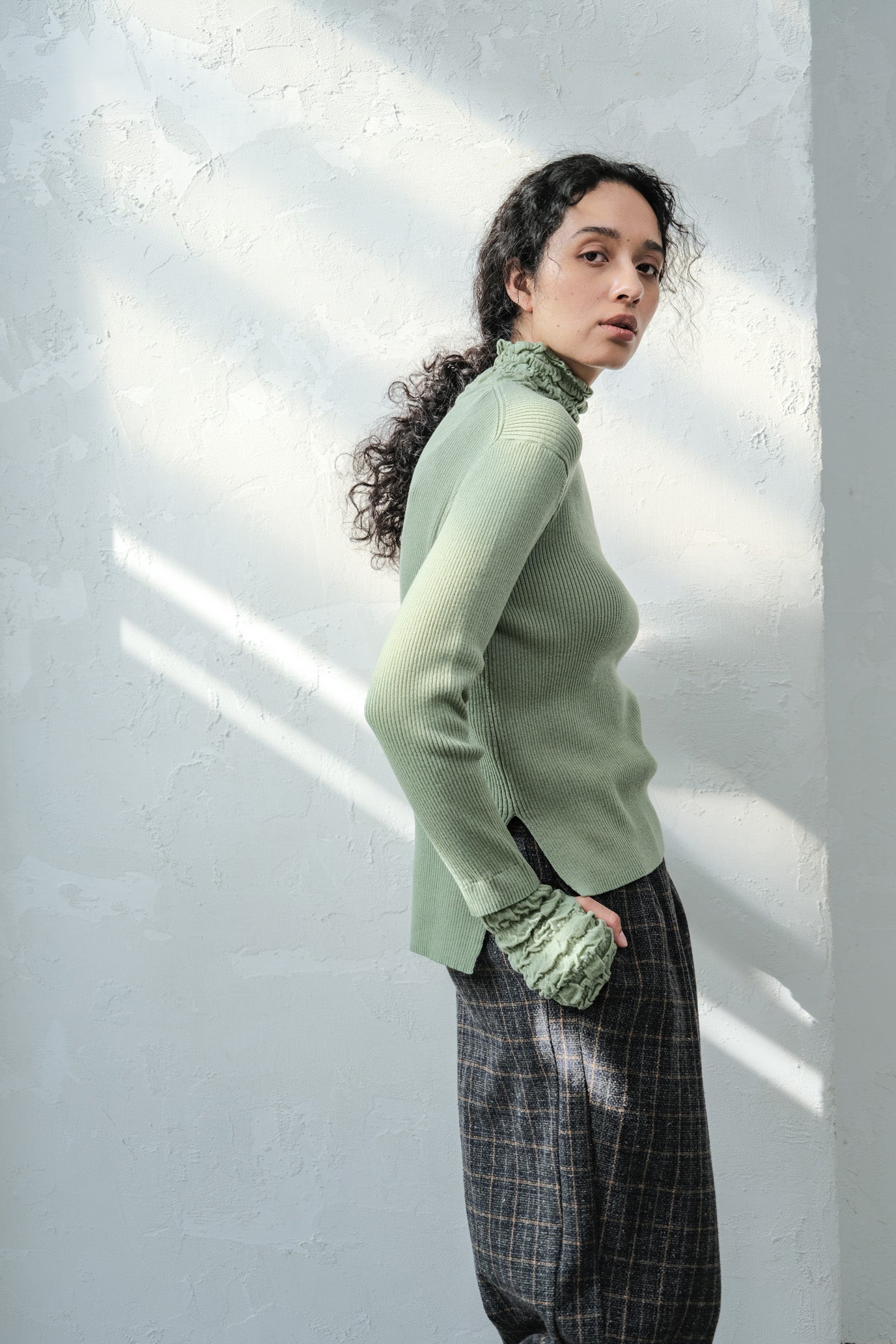 Lace Rib Pullover