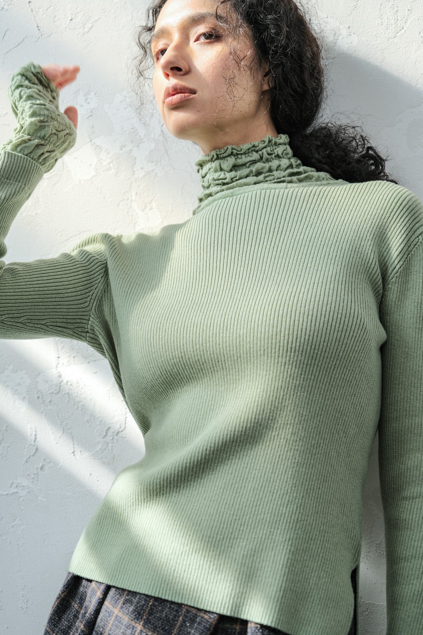 Lace Rib Pullover